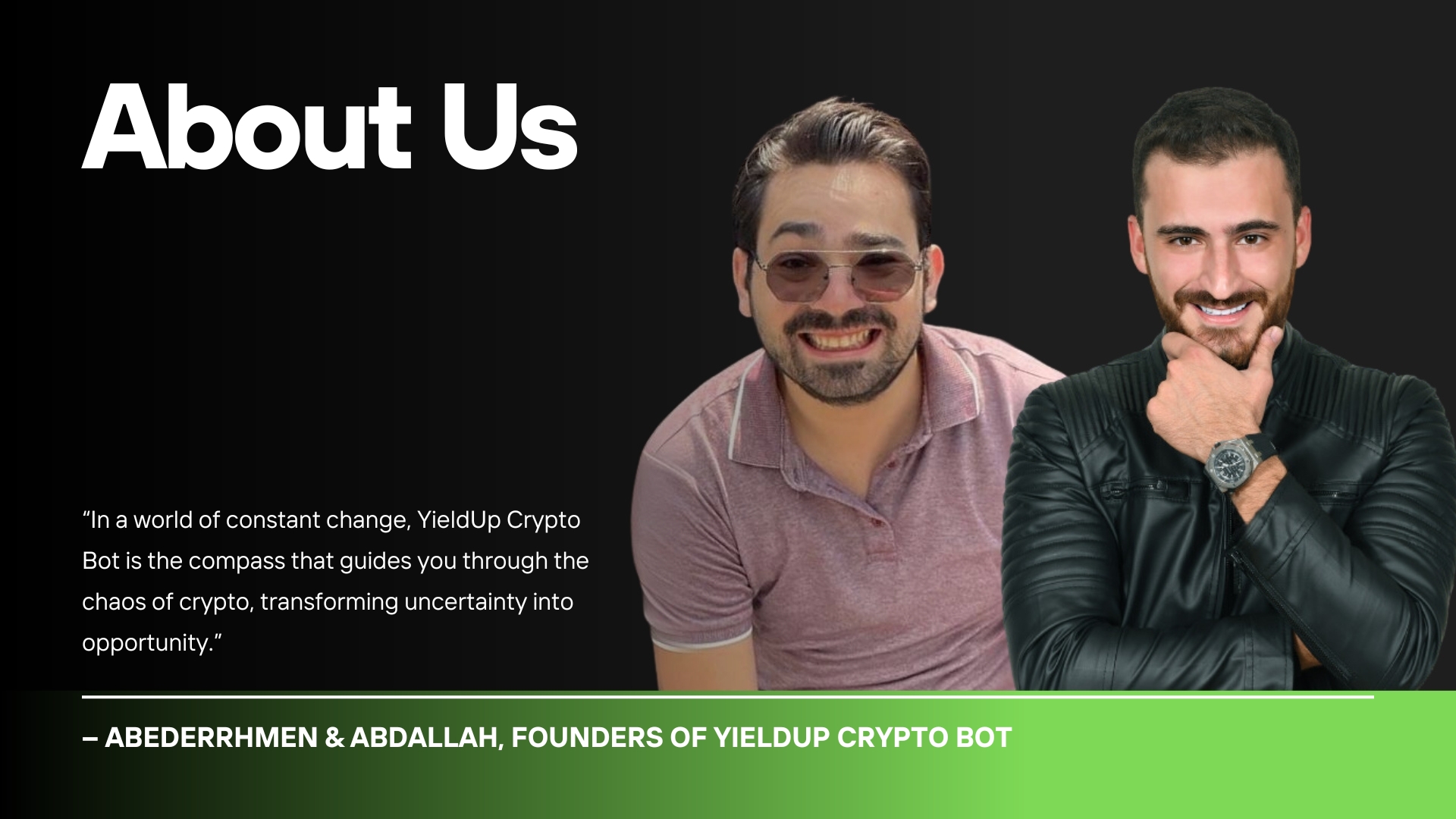 founders of yieldup bot